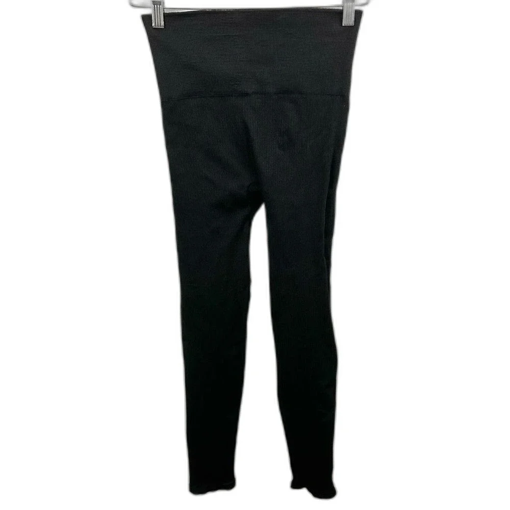 SPANX Black Look-At-Me Leggings Size Large - Picture 4 of 14